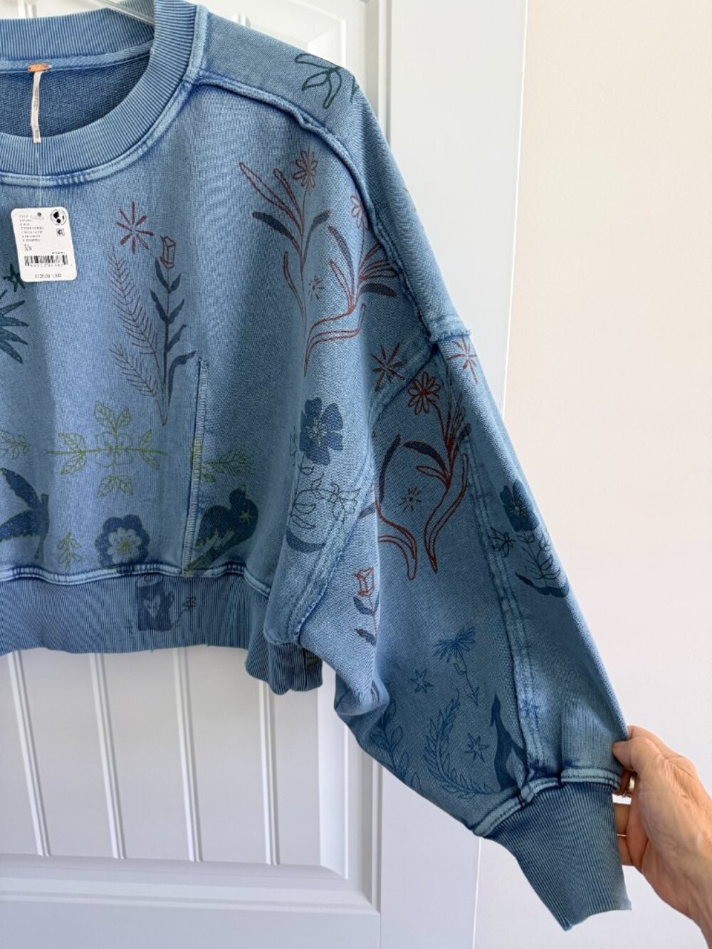 Brand New Free People Gaia Sweatshirt - Size XS - NWT - Picture 9 of 10